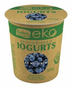 Organic blueberry yogurt